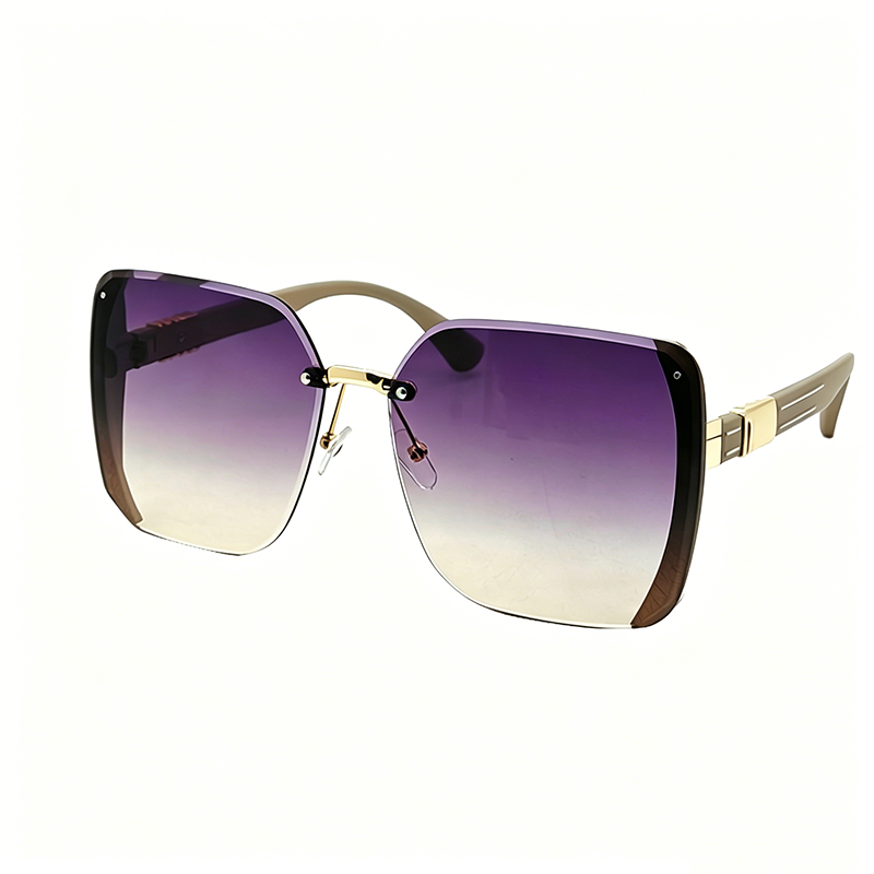 🕶️✨ Rahmenlose, übergroße Sonnenbrille in quadratischer Form – 50% RABATT! Perfekt für jeden Gesichtstyp. 🔥☀️
