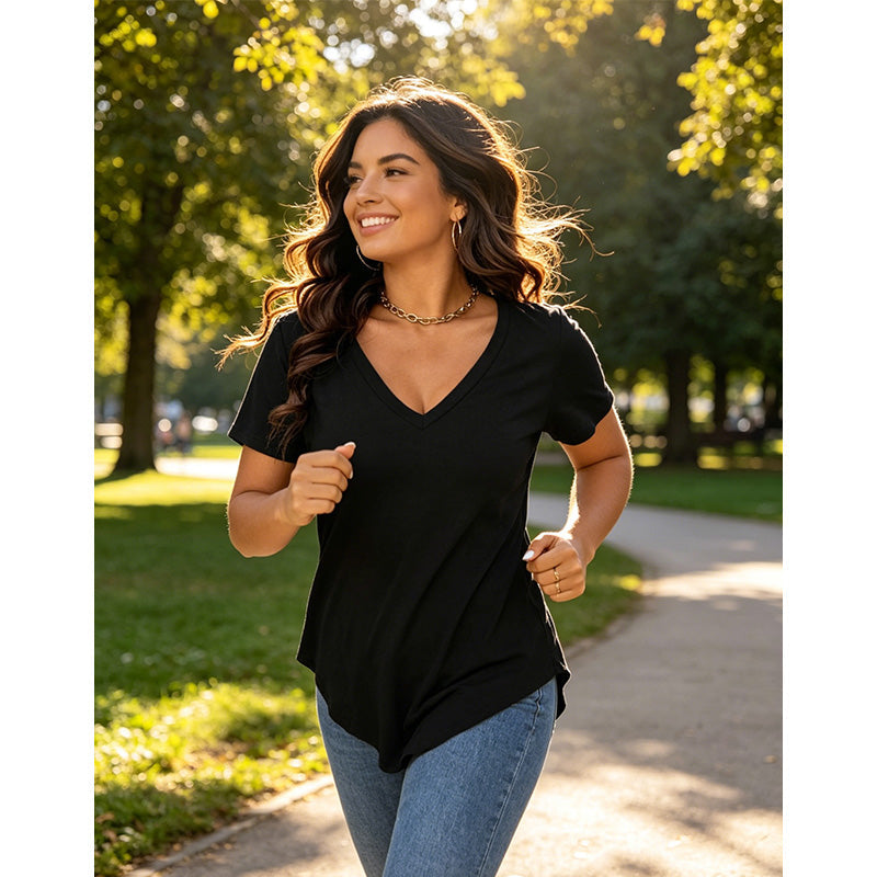 📢Mid-Season Sale: −50% nur für kurze Zeit⏰Zeitloses Basic-Shirt in verschiedenen Farben☀️