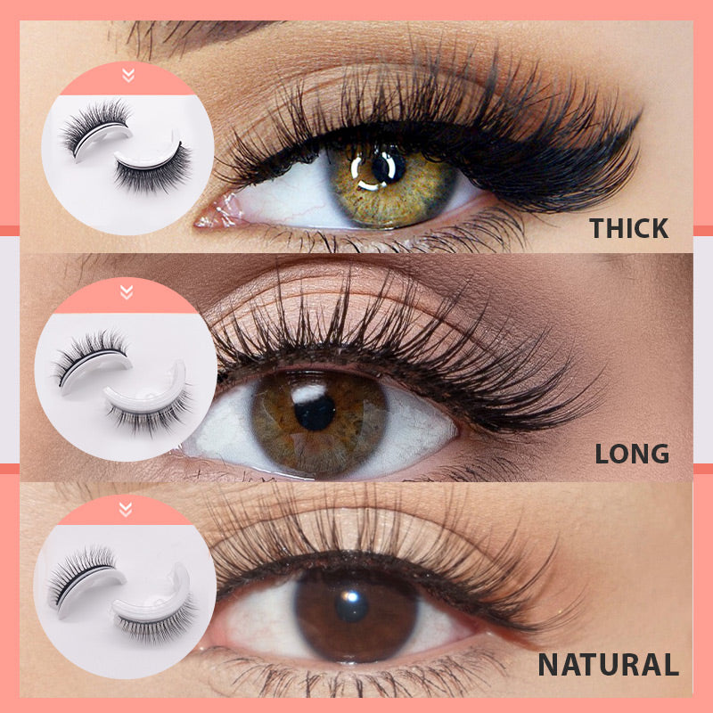 ✨ Nur heute: 2 zum Preis von 1 – jedes Paar nur 6,99 €! Wiederverwendbare selbstklebende Wimpern – ohne Kleber, natürlich & langlebig für jeden Look 💄