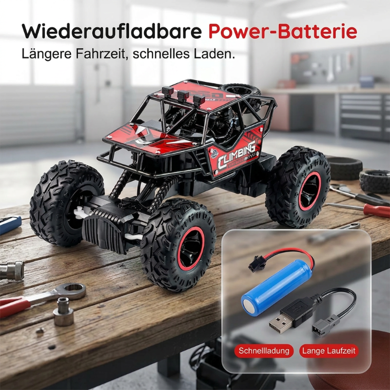 🚙⚡ 50% RABATT! Ferngesteuertes Offroad-Auto – Robust, schnell & bereit für jedes Gelände 🏔️✨