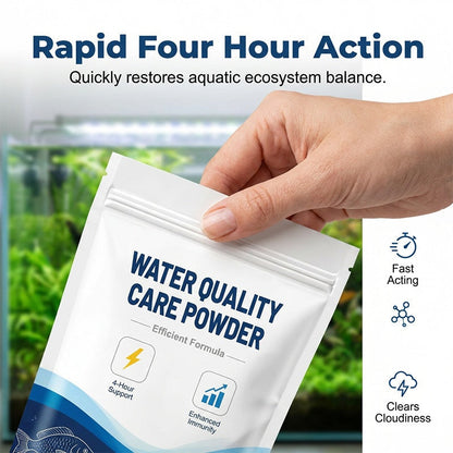 🌊🔄 50% RABATT! Schnell wirkendes, klärendes Süßwasserpulver – Bindet Trübstoffe & Algen – Für klares, gesundes Aquarien- & Gartenteichwasser ✨