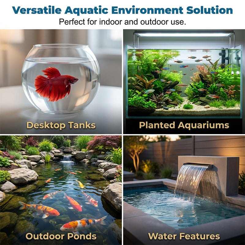 🌊🔄 50% RABATT! Schnell wirkendes, klärendes Süßwasserpulver – Bindet Trübstoffe & Algen – Für klares, gesundes Aquarien- & Gartenteichwasser ✨
