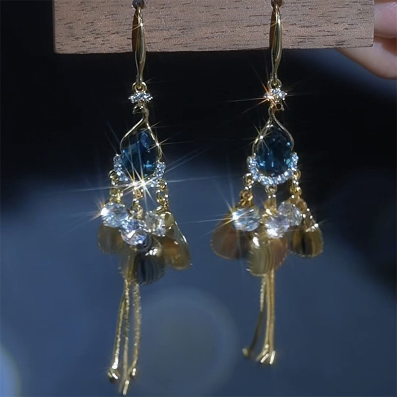 📢📢50% RABATT!! ⏰ Elegante Vintage Strass-Tropfenohrringe