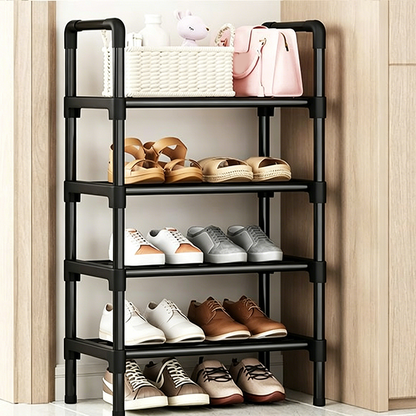 🛍️ 50 % Rabatt – Vielseitiger, staubgeschützter Schuhregal – mehrstufiges Design für Zuhause, Schlafsaal oder Eingangsbereich 👟
