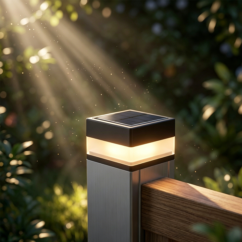 💡 Neue Solar-Pfostenleuchte – passend für 7x7 Alu- & PVC-Rohre, wetterfest & für Holzzäune geeignet 🌿🌙