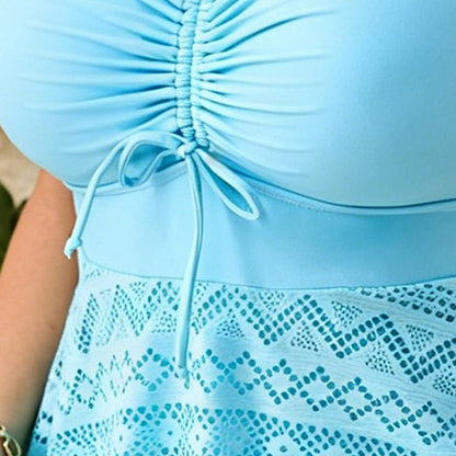 📢Mid-Season Sale: −50% nur für kurze Zeit⏰👙 Figurformender Mesh-Badeanzug in Übergrößen – leicht & atmungsaktiv, ideal für Strand & Schwimmbad 🌊☀️