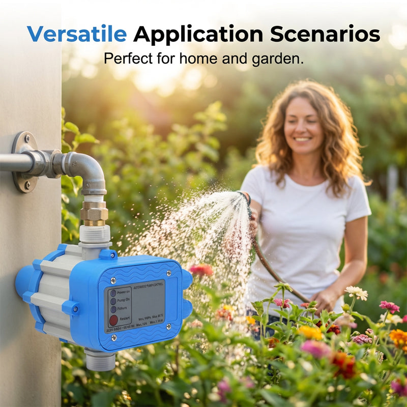 💧 Automatischer Druckschalter für Wasserpumpen – Konstanter Wasserdruck auf Knopfdruck