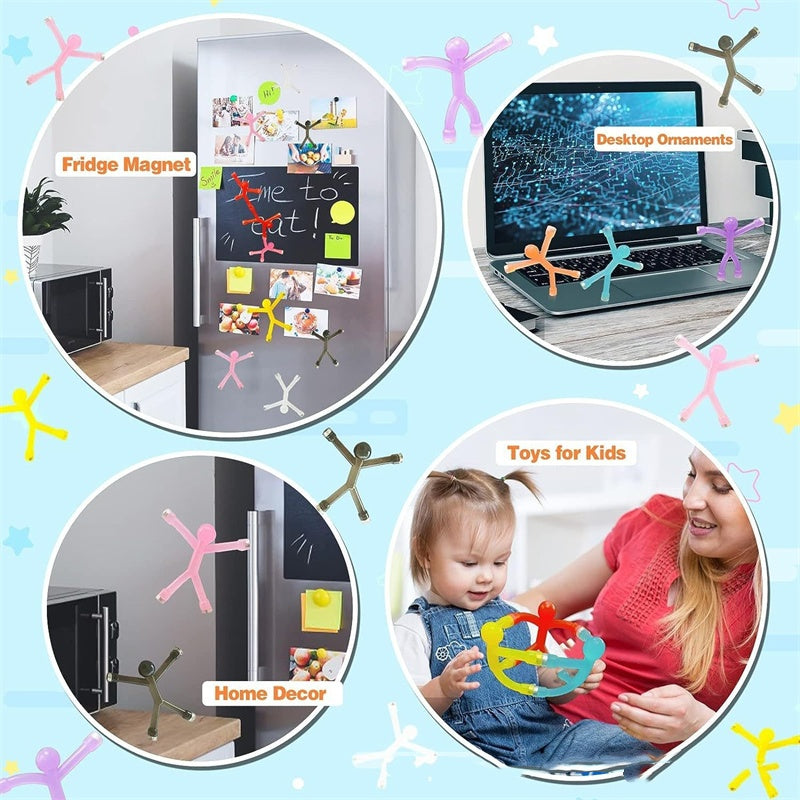 🔥50 % RABATT🧲 Kreative Magnetfiguren | Starke Magnetkraft · Bewegliche Gelenke · Stressabbau | Kühlschrank/Schreibtisch/Aufbewahrung