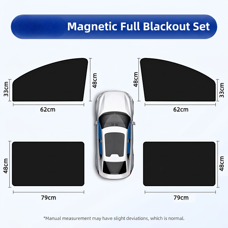 🚗 Magnetisches Sonnenschutz-Set fürs Auto – UV-Schutz, Privatsphäre & einfache Anbringung – perfekt für alle Fahrzeuge