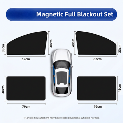 🚗 Magnetisches Sonnenschutz-Set fürs Auto – UV-Schutz, Privatsphäre & einfache Anbringung – perfekt für alle Fahrzeuge