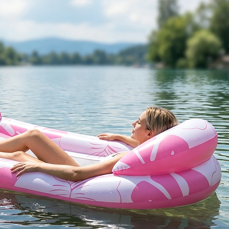 🔥Solange der Vorrat reicht 40 % Rabatt!🎉Aufblasbarer Pool-Hängematte mit Netz-Mitte