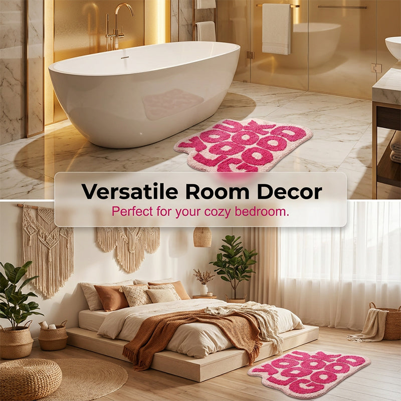 💧 Weiche Badezimmermatte – dekorativ, superabsorbierend & schnelltrocknend, perfekt vor Dusche, Badewanne & Waschbecken 🚿