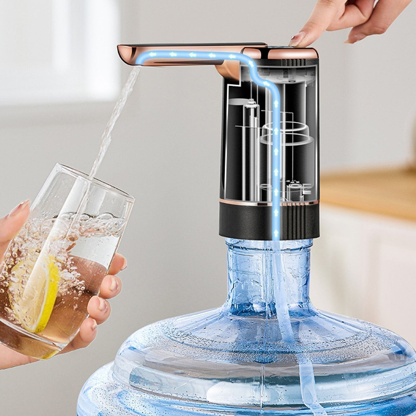 🚰 NUR FÜR BEGRENZTE ZEIT: 50 % RABATT! 💥 Automatische Dosierpumpe – wiederaufladbar, klappbarer Auslauf, universell einsetzbar ✨