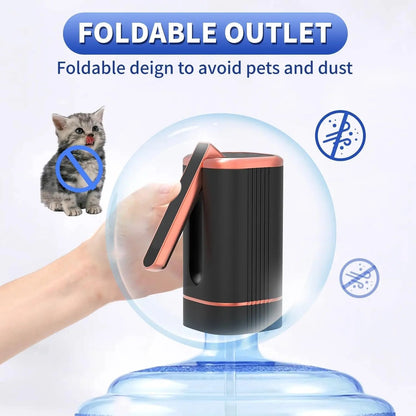 🚰 NUR FÜR BEGRENZTE ZEIT: 50 % RABATT! 💥 Automatische Dosierpumpe – wiederaufladbar, klappbarer Auslauf, universell einsetzbar ✨