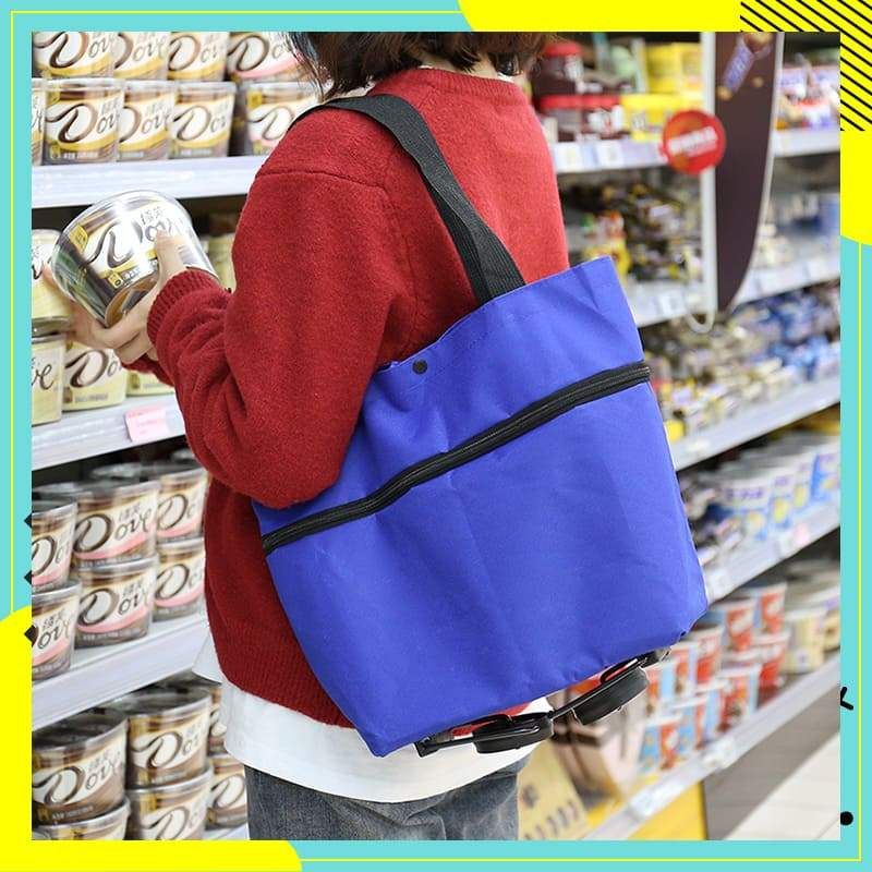 🌸LETZTER TAG ZUM SONDERPREIS!!🌸🛒 Faltbarer Einkaufswagen – Die rollende Einkaufstasche, die Ihren Rücken schont.