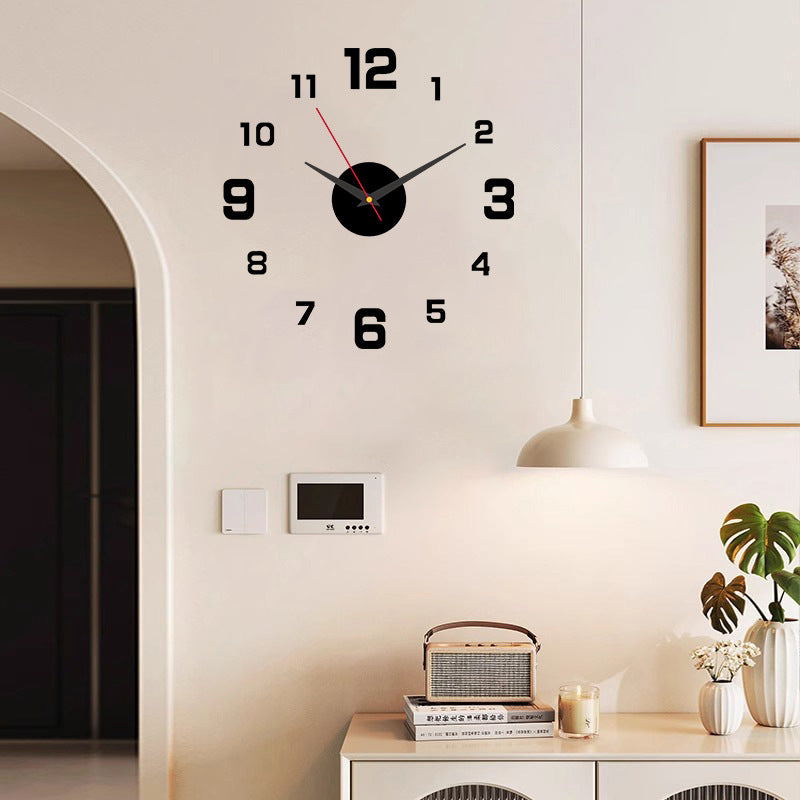 📢📢50 % Rabatt!!🥳💞 50K+ VERKAUFT! ⚡⏰3D-Wanduhr-Set aus selbstleuchtendem Acryl zur Selbstmontage