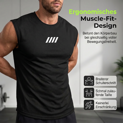 🏋️ Atmungsaktives Mesh-Tanktop für Herren – ärmelloses Muskelshirt mit 360°-Bewegungsfreiheit – ideal für Fitness, Sport & Alltag
