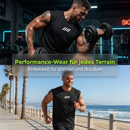 🏋️ Atmungsaktives Mesh-Tanktop für Herren – ärmelloses Muskelshirt mit 360°-Bewegungsfreiheit – ideal für Fitness, Sport & Alltag