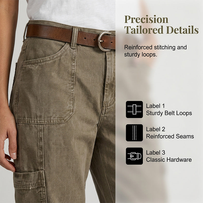 👖Lässige Cargo-Caprihosen für Damen – bequeme 3/4-Hosen mit vielen Taschen, perfekt für Alltag, Reisen & Sommer ☀️
