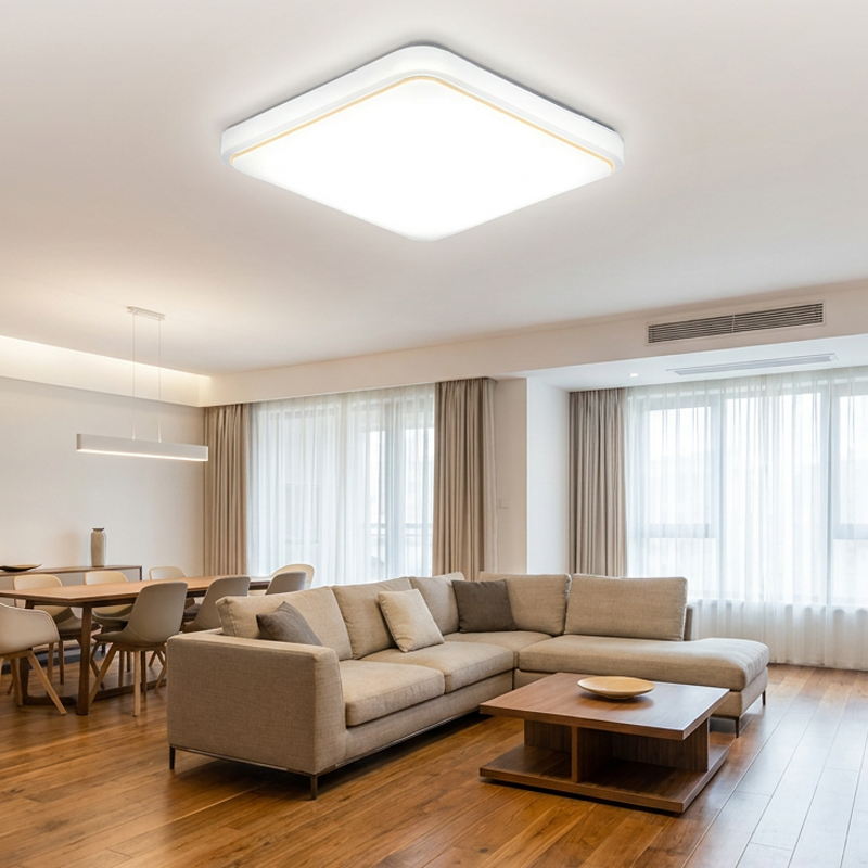 💡✨ Moderne quadratische LED-Deckenleuchte – energieeffizient & zeitlos elegant