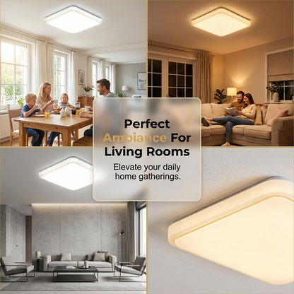 💡✨ Moderne quadratische LED-Deckenleuchte – energieeffizient & zeitlos elegant