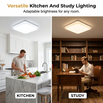💡✨ Moderne quadratische LED-Deckenleuchte – energieeffizient & zeitlos elegant