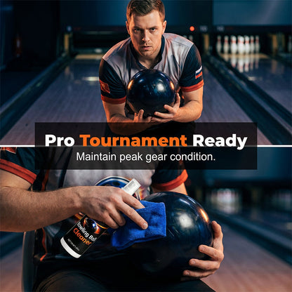 🥳2026 HEISSER VERKAUF🥳💞ÜBER 50.000 VERKAUFT!🎳💪 50 % RABATT! Professioneller Bowlingballreiniger – Entfernt sofort Öl von der Bahn. Inklusive Premium-Handtuch. Sorgt dafür, dass Ihr Ball wie neu performt! ✨