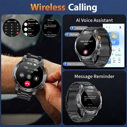 ⌚ 60% RABATT! 🏆 Smart Bluetooth Sportuhr – 1000mAh Akku & Fitness-Tracking – Herzfrequenz, Schrittzähler & Schlafüberwachung – wasserdicht & kompatibel mit iOS/Android – perfekt für den aktiven Alltag 💪✨