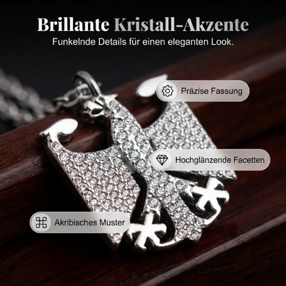 🦅🇩🇪 Halskette mit Bundesadler-Emblem – 60% RABATT! Trage deine Verbundenheit mit Stolz – edles Design, hochwertig verarbeitet. 🔥✨