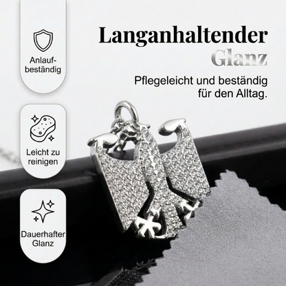 🦅🇩🇪 Halskette mit Bundesadler-Emblem – 60% RABATT! Trage deine Verbundenheit mit Stolz – edles Design, hochwertig verarbeitet. 🔥✨