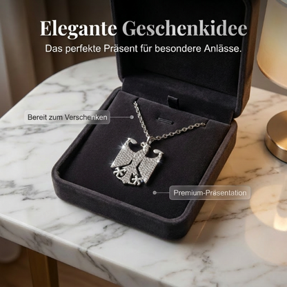 🦅🇩🇪 Halskette mit Bundesadler-Emblem – 60% RABATT! Trage deine Verbundenheit mit Stolz – edles Design, hochwertig verarbeitet. 🔥✨