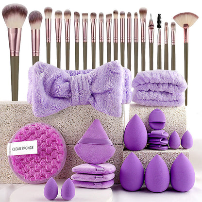 All-in-One Makeup Brush & Sponge Set