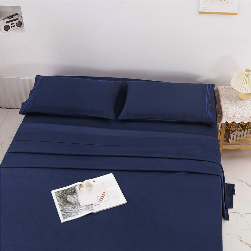 🛏️ JETZT 50% SPAREN! ✨ Luxus Besticktes Europäisches Bettwäsche-Set – Weiches Gewebe & elegantes Design – Verleiht jedem Schlafzimmer eine edle Note – Bequem und atmungsaktiv 🌙🌸