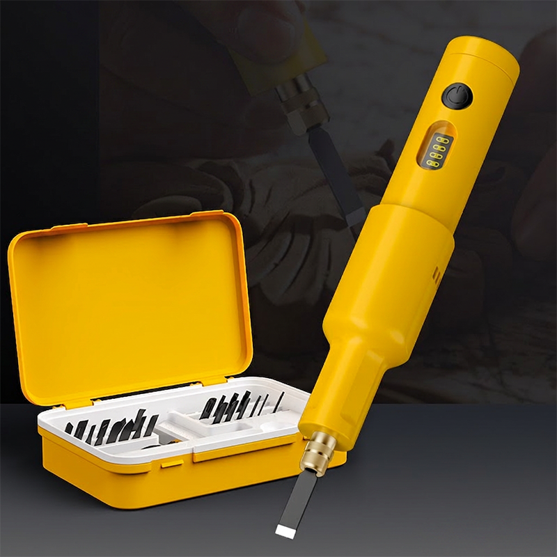 ⏰ 50 % RABATT FÜR BEGRENZTE ZEIT! 🔧 Elektrischer Schnitzstift All-in-One Set – Leistungsstark & präzise für Holz, Linol & alle Bastelprojekte