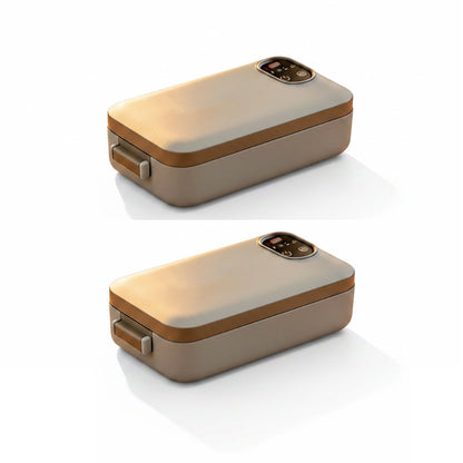 🍱🔥 50% RABATT – JETZT HALBER PREIS! Tragbare elektrische Lunchbox mit Selbstheizung – Warmes Essen überall – Perfekt für Büro, Baustelle & Reisen 🔋✨