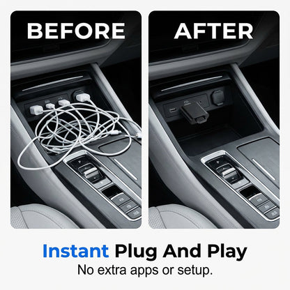 🚗📱 Kabelloser Auto-Display-Adapter – Plug & Play, Sprachsteuerung, nahtlose Synchronisation!