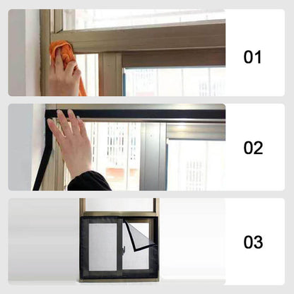 📢📢 50 % RABATT !! ⏰Heißer Verkauf🦟Selbstklebendes Moskitoschutzgitter Fensternetz