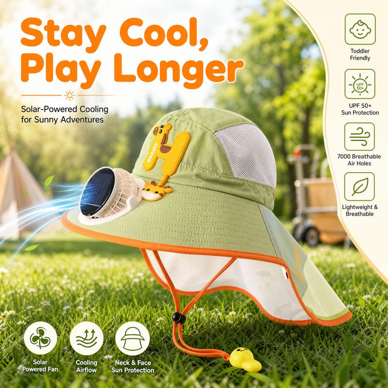🧢 50% RABATT! ☀️ Sonnenschutz-Hut mit eingebautem Lüfter – Solar & USB betrieben, atmungsaktiv – Hält dich draußen kühl – perfekt für Gartenarbeit, Wandern oder Sport 🌬️✨