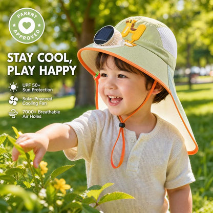 🧢 50% RABATT! ☀️ Sonnenschutz-Hut mit eingebautem Lüfter – Solar & USB betrieben, atmungsaktiv – Hält dich draußen kühl – perfekt für Gartenarbeit, Wandern oder Sport 🌬️✨