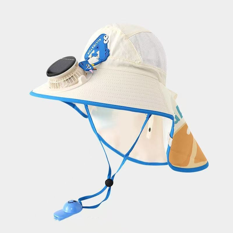 🧢 50% RABATT! ☀️ Sonnenschutz-Hut mit eingebautem Lüfter – Solar & USB betrieben, atmungsaktiv – Hält dich draußen kühl – perfekt für Gartenarbeit, Wandern oder Sport 🌬️✨