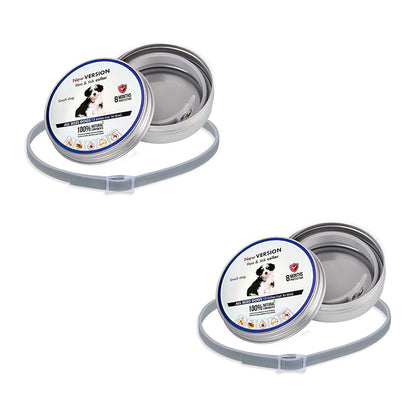 🐶🐱 Floh- und Zeckenhalsband für Hunde und Katzen, wasserdicht, verstellbar, für langanhaltenden Schutz im Freien