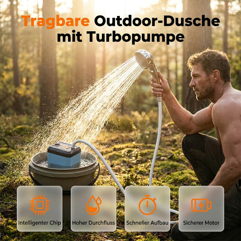 🔥Solange der Vorrat reicht 40 % Rabatt!🎉Tragbare elektrische Dusche für Camping und Wohnheime
