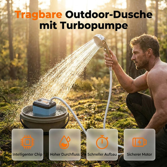 🔥Solange der Vorrat reicht 40 % Rabatt!🎉Tragbare elektrische Dusche für Camping und Wohnheime