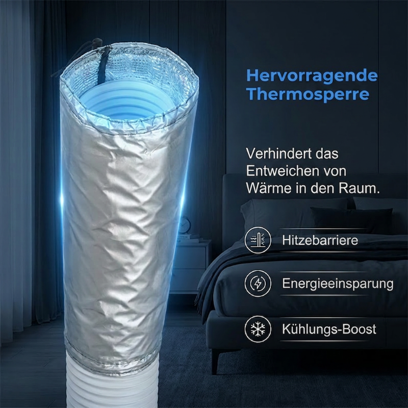 🔥Solange der Vorrat reicht 40 % Rabatt!🎉Schlauchabdeckung für mobile Klimageräte