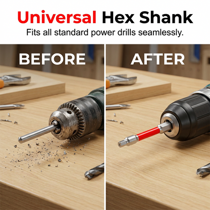 🔧 Universal 1/4" Schaft Pagoda Innensechskant-Bits – Wolfram-Stahl, magnetisch & stufenlos