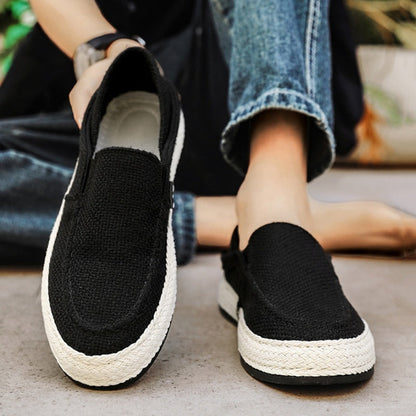 👞 50% RABATT! 🌿 Herren lässige Canvas Slip-On Schuhe – Weich, atmungsaktiv & vielseitig – Perfekt für Alltag, Freizeit oder warme Tage – bequem & stilvoll ☀️✨
