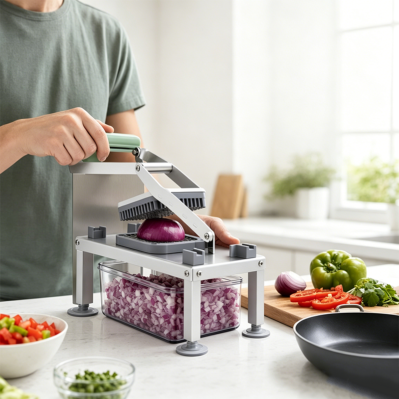 🥕 Multifunktionaler Gemüsehobel mit 8/9 Klingen & 1650 ml Auffangbehälter