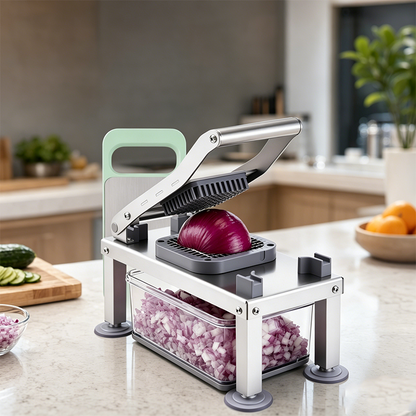 🥕 Multifunktionaler Gemüsehobel mit 8/9 Klingen & 1650 ml Auffangbehälter
