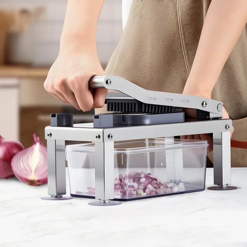 🥕 Multifunktionaler Gemüsehobel mit 8/9 Klingen & 1650 ml Auffangbehälter
