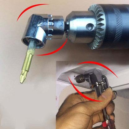 🔧 50% RABATT! 🔩 105-Grad-Winkelbohrer-Adapter-Set – Für enge Stellen & präzises Bohren – Kompatibel mit den meisten Bohrmaschinen – ideal für Möbelbau, Elektroinstallation & Heimwerkerprojekte 🛠️✨